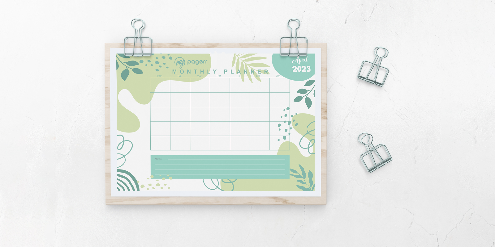 Calendar planners in Stockholm - Print with Pagerr