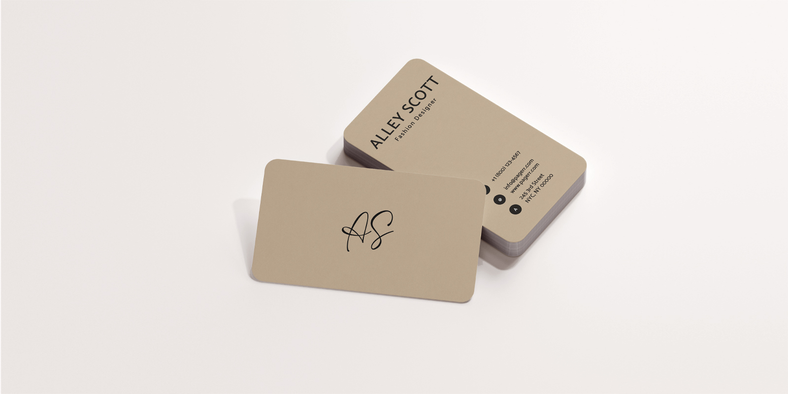 ECO business cards in Hamm - Print with Pagerr