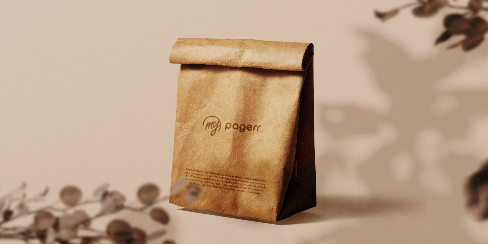 Kraft paper bags in Gdansk - Print with Pagerr