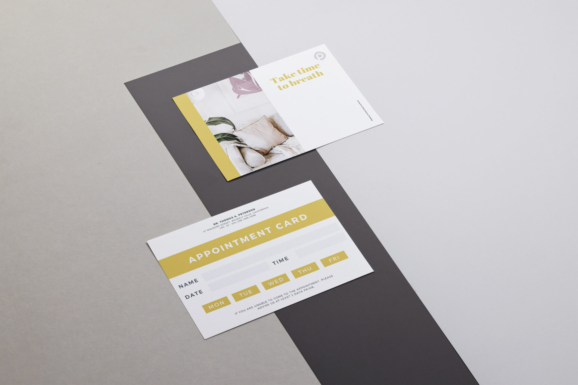 Appointment cards in Munich - Print with Pagerr